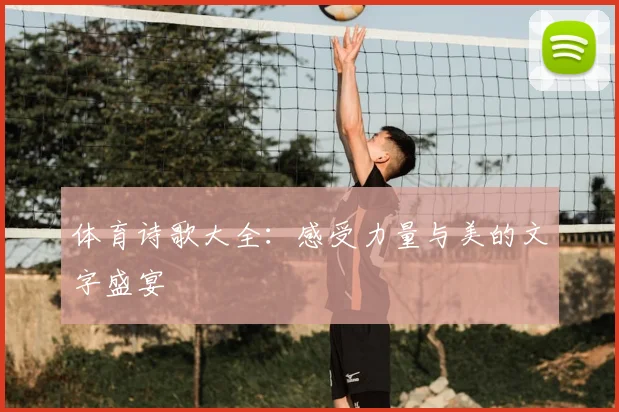 体育诗歌大全：感受力量与美的文字盛宴